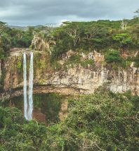 Waterfall in Mato Grosso landscape, Brazil