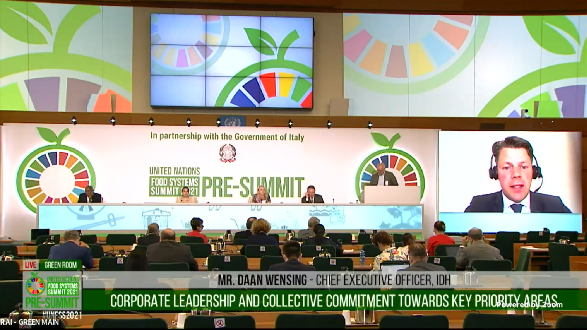 Daan Wensing UN Food Systems Pre-Summit