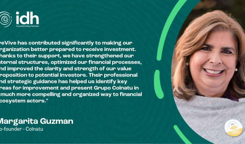 Margarita Guzman, co-founder Colnatu