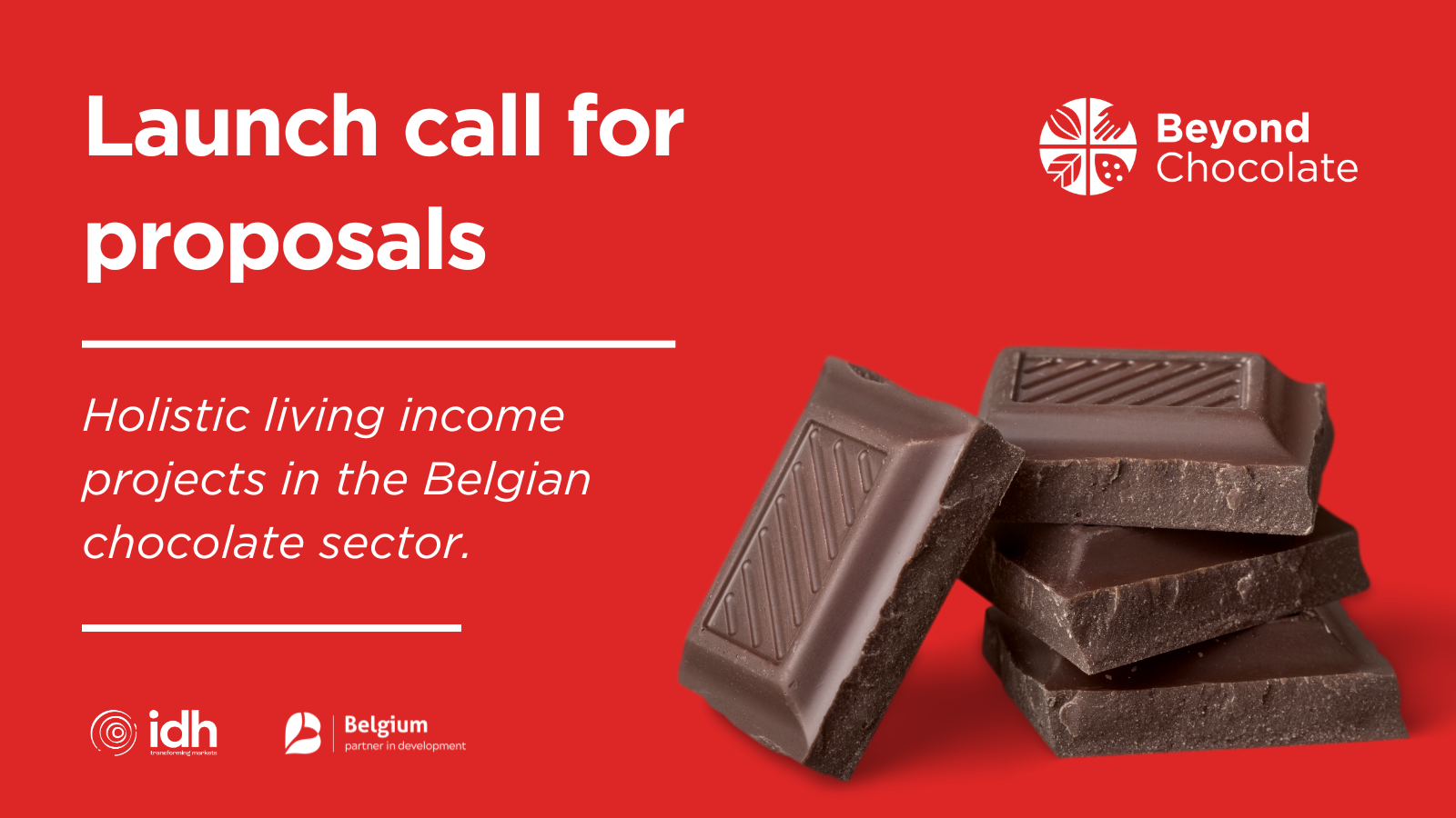 Beyond Chocolate 2024 call for proposals IDH the Sustainable Trade